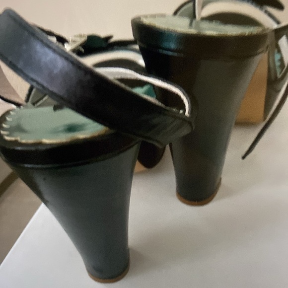 Marc Jacobs Sexy Black Leather Butterfly Platform Sandals Made in Italy 🇮🇹 - Picture 9 of 9